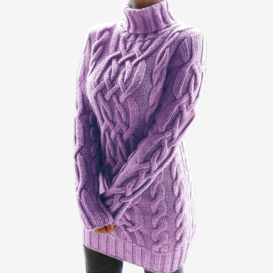 Lara™ Maglione ha lavorato a maglia a trecce