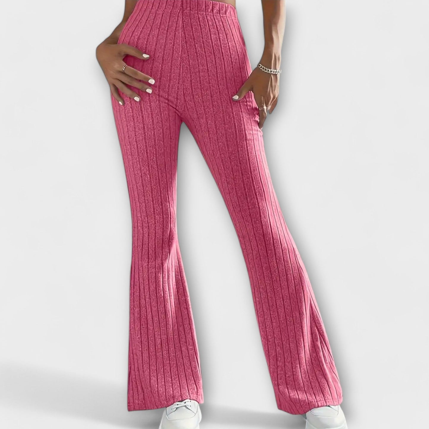 Luretta – Pantaloni svasati con struttura fine