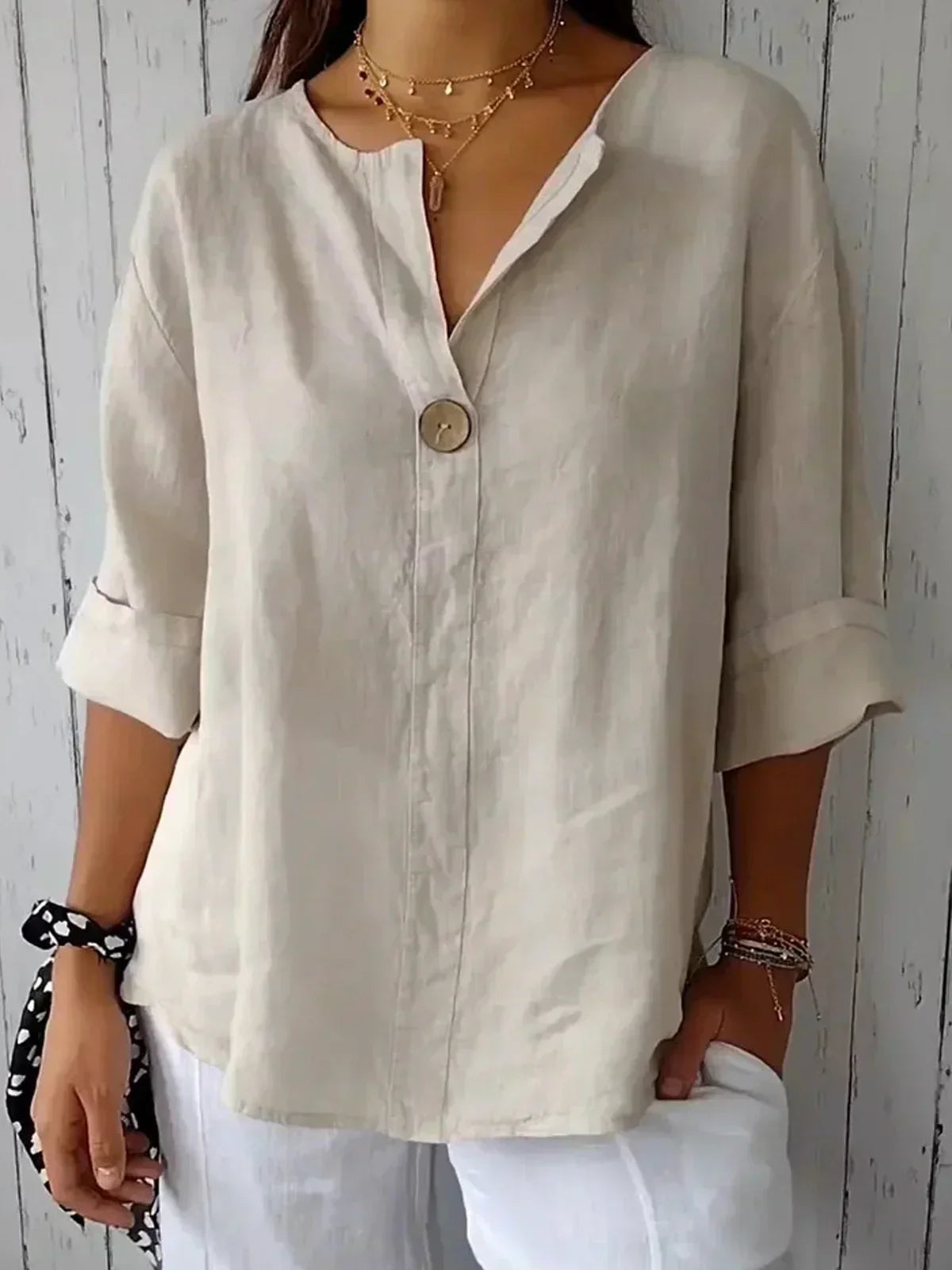 Luna - Blusa a V
