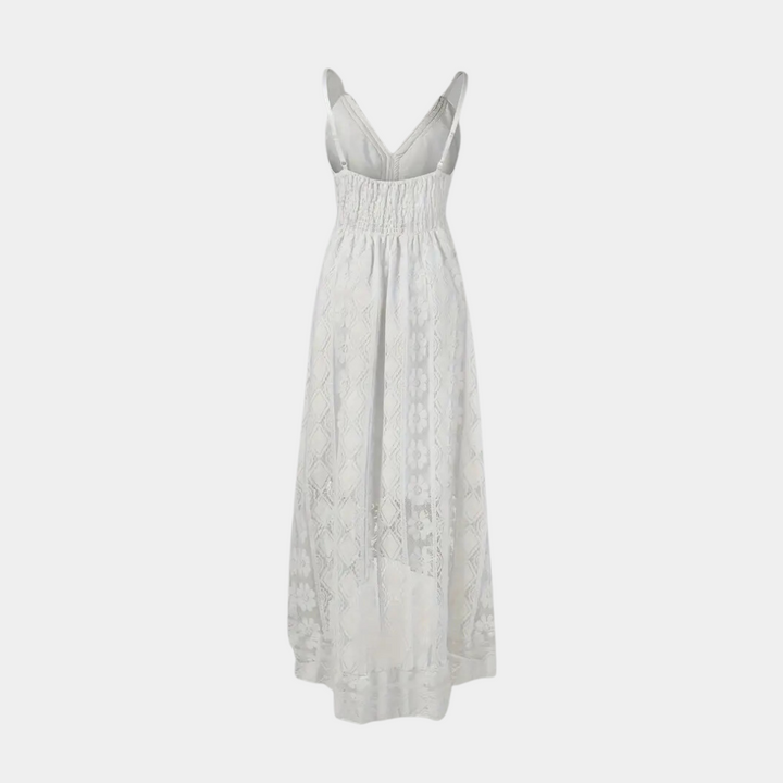 Rachele – Abito boho in pizzo