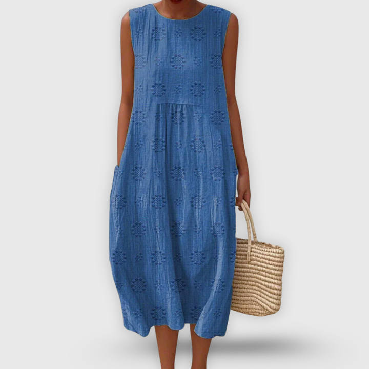 Chiara – Abito boho con ricami