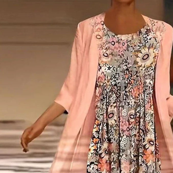 Elisa – Abito boho floreale