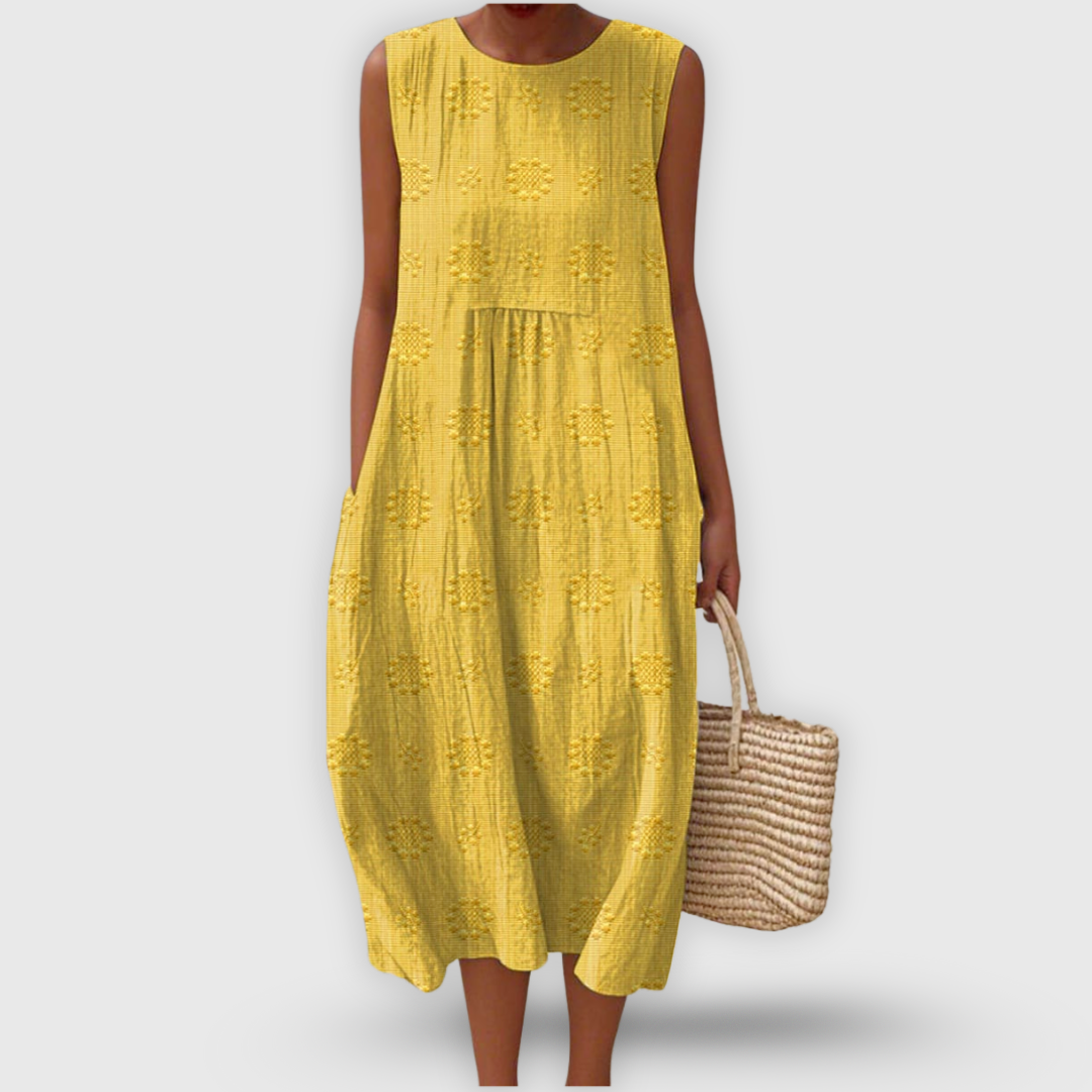 Chiara – Abito boho con ricami