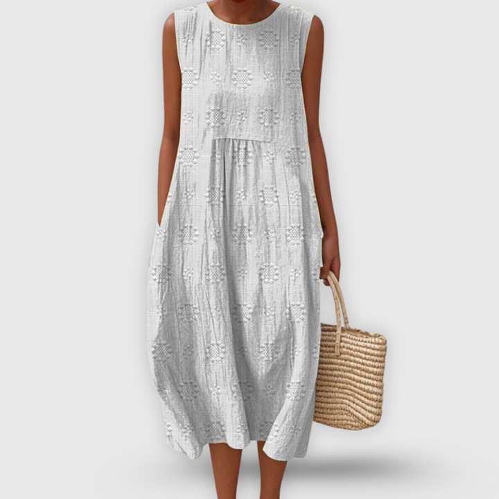 Chiara – Abito boho con ricami