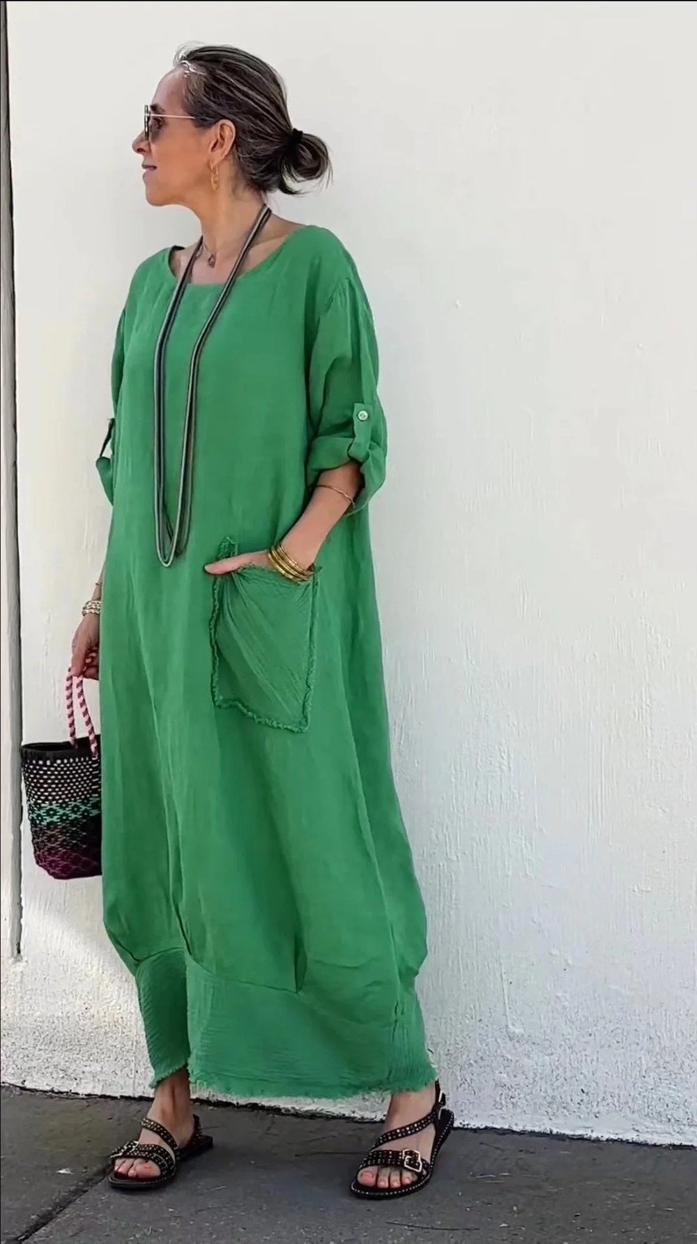 Leonora – Abito boho oversize
