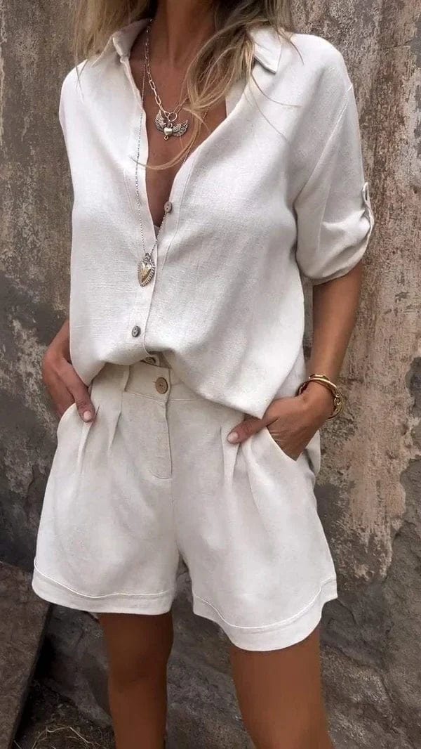 Noa - Completo due pezzi in misto lino