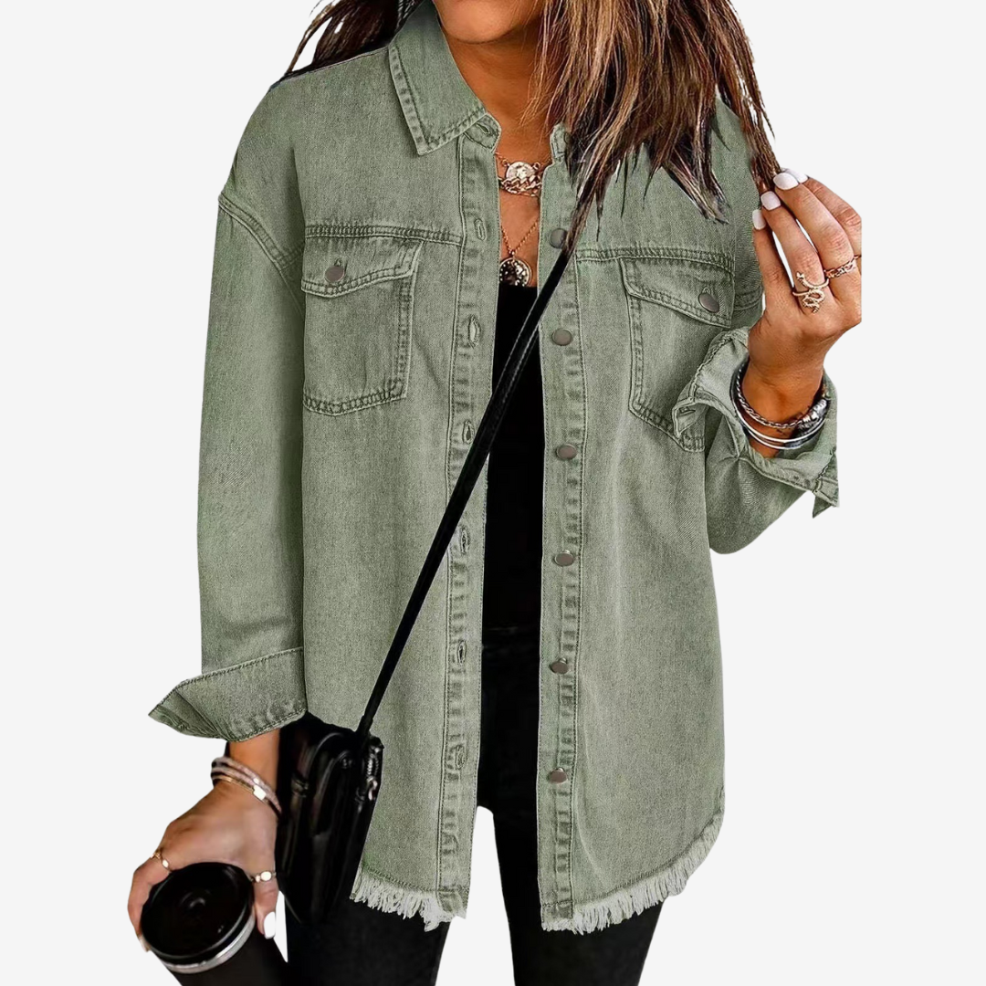 Lucille™ Giacca di jeans oversize