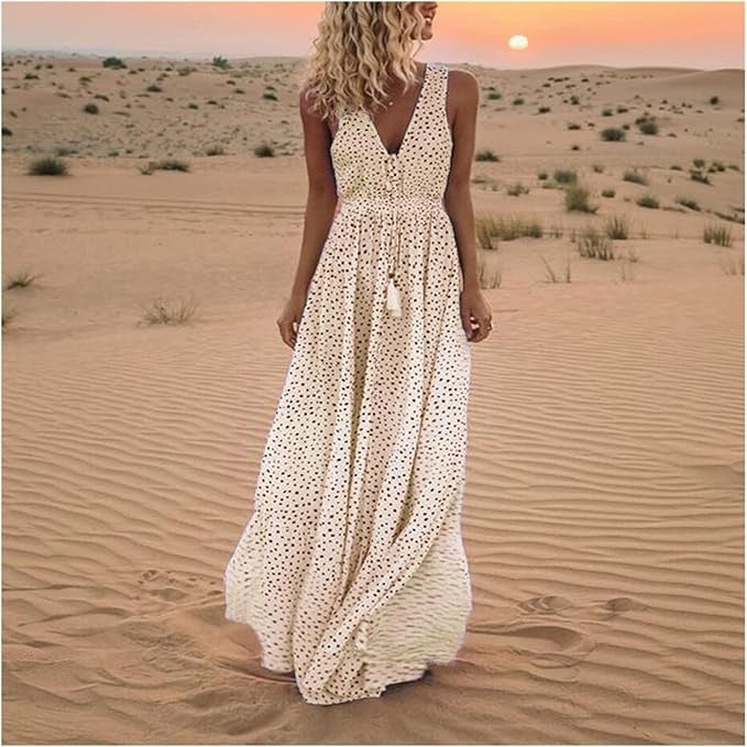 Gaia – Abito boho maxi