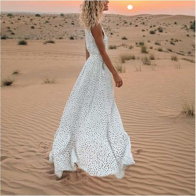 Gaia – Abito boho maxi