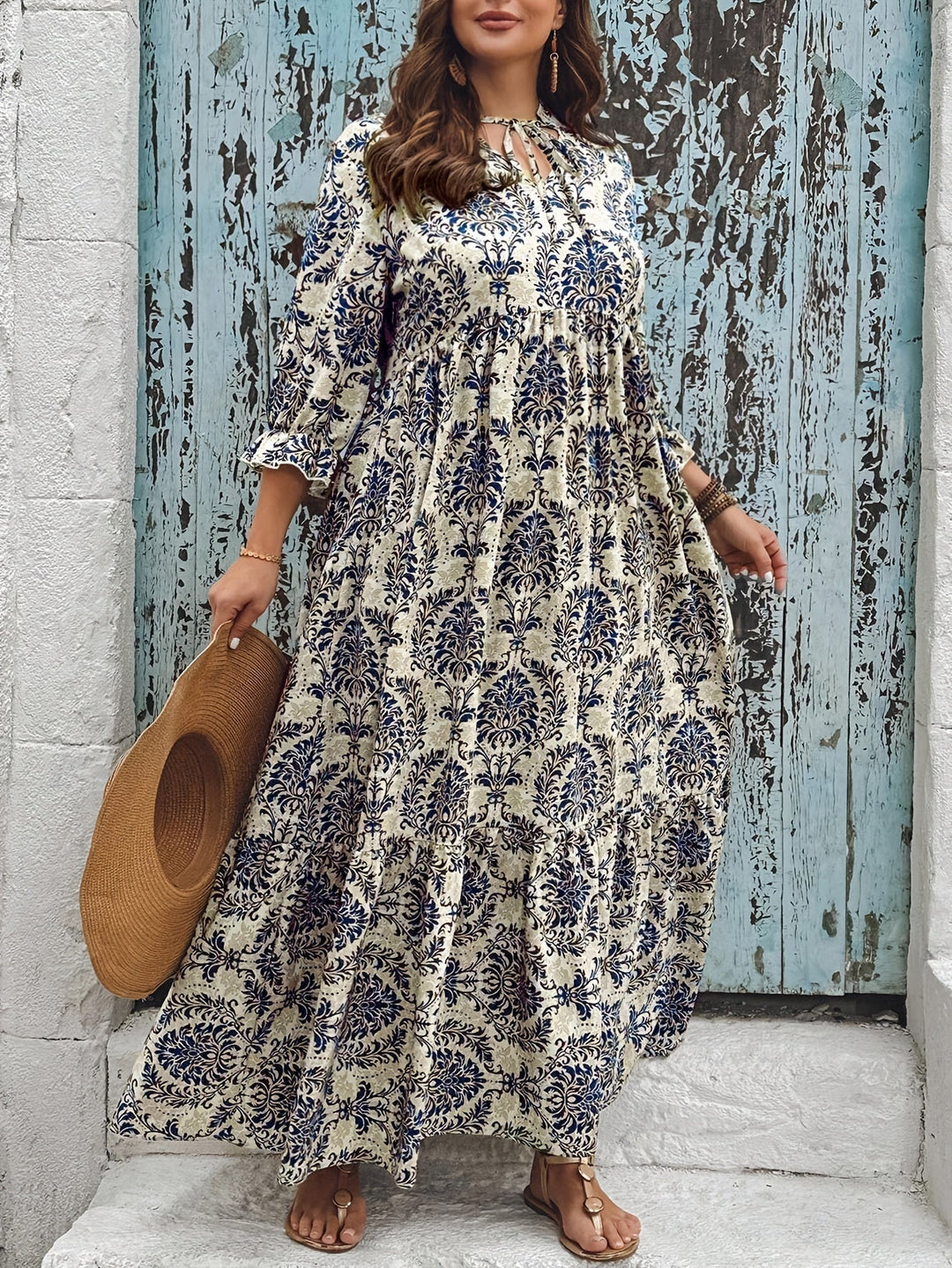 Marta – Abito boho mosaico