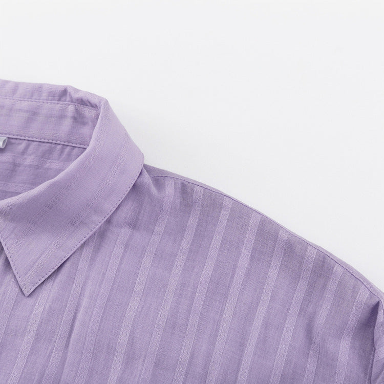 Yselia - Completo due pezzi fluido con camicia e pantaloni corti