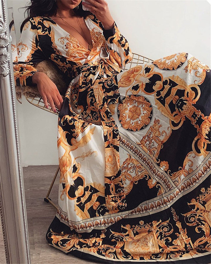 Fabiola – Abito boho stampato