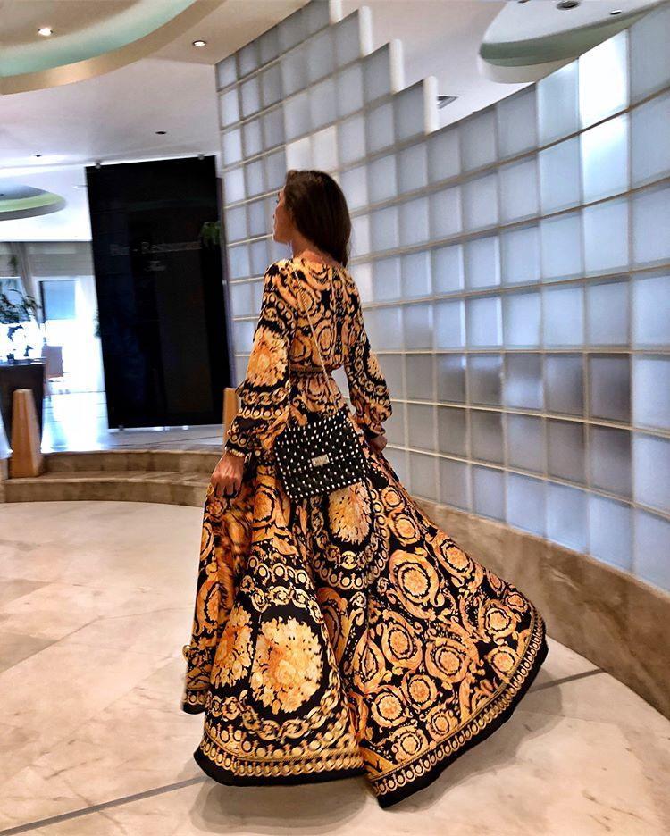 Fabiola – Abito boho stampato