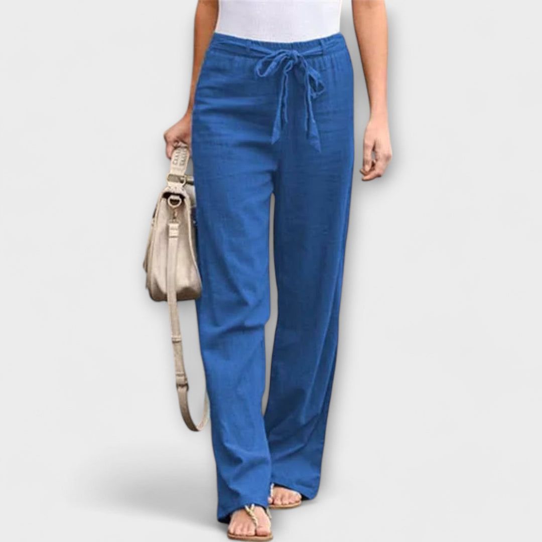 Loreen - Pantaloni leggeri in lino