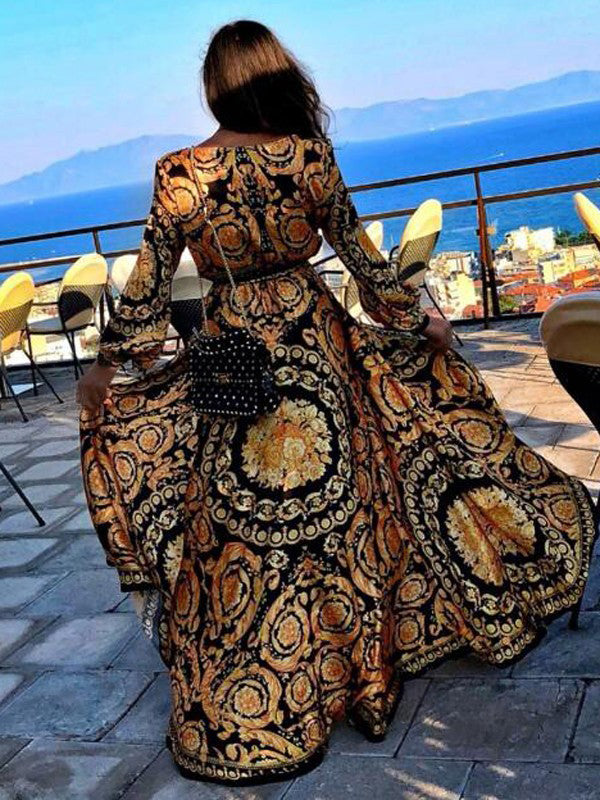 Fabiola – Abito boho stampato