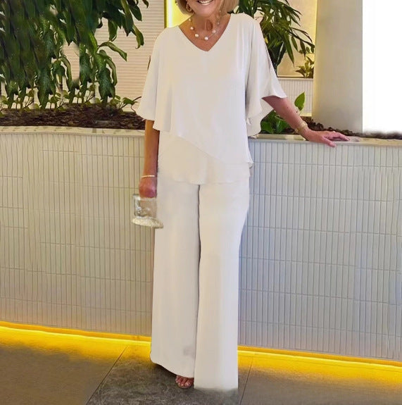 Martha - Completo due pezzi pantaloni a gamba larga