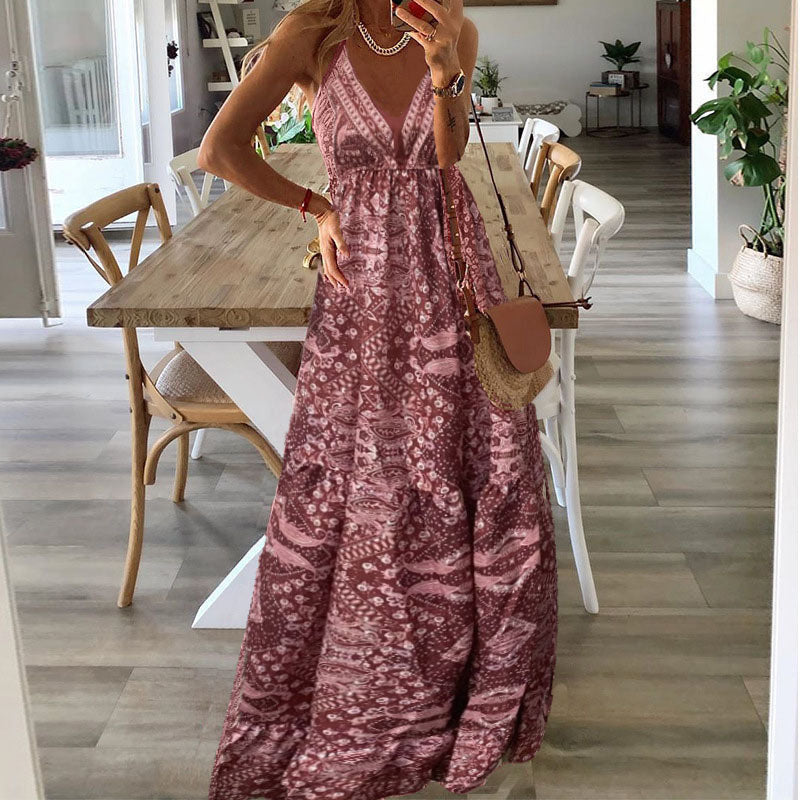 Giulia – Abito boho maxi