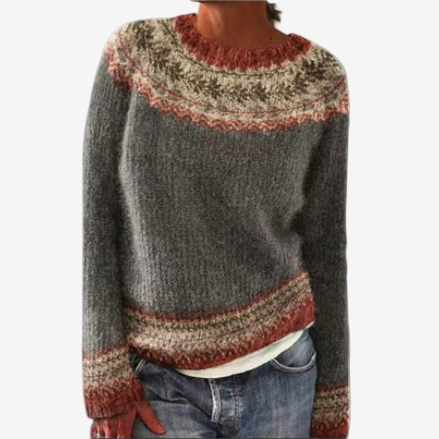 Suzane™ Maglione in maglia nordica