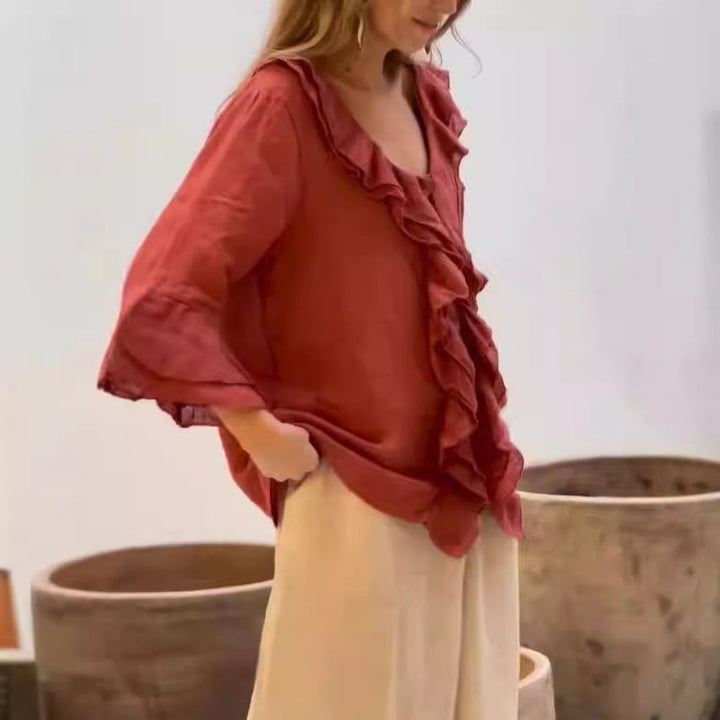 Loralei - Blusa volant