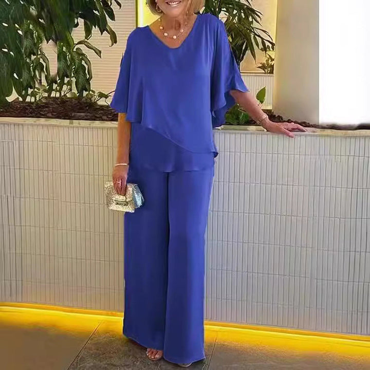 Martha - Completo due pezzi pantaloni a gamba larga
