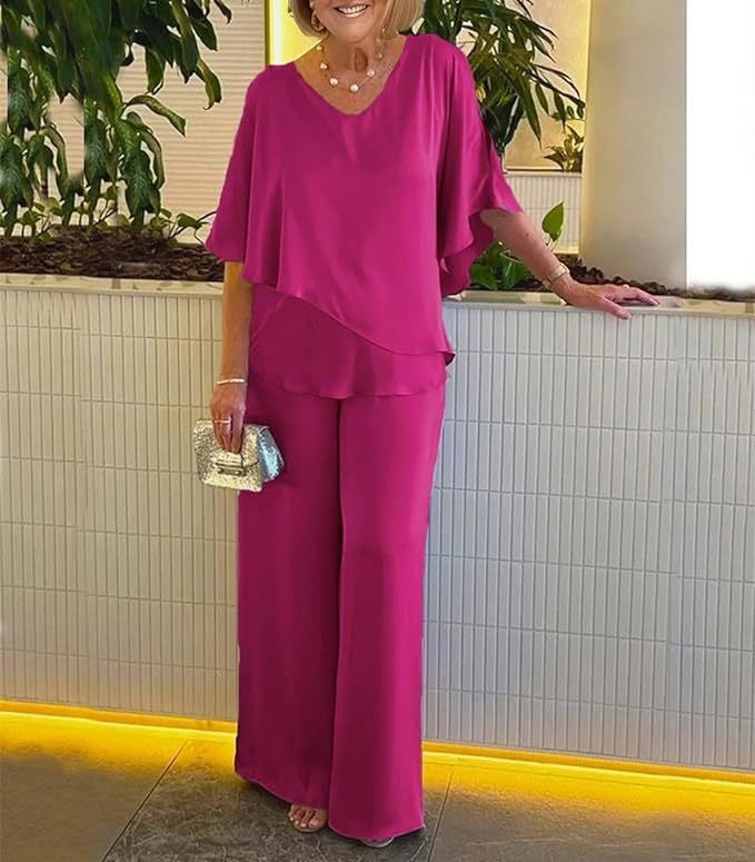 Martha - Completo due pezzi pantaloni a gamba larga