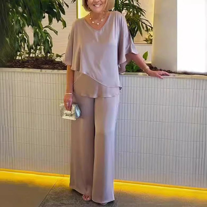 Martha - Completo due pezzi pantaloni a gamba larga