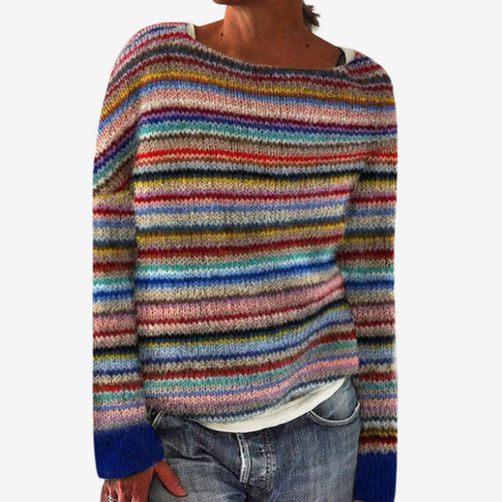 Manón™ Maglione a righe multicolori