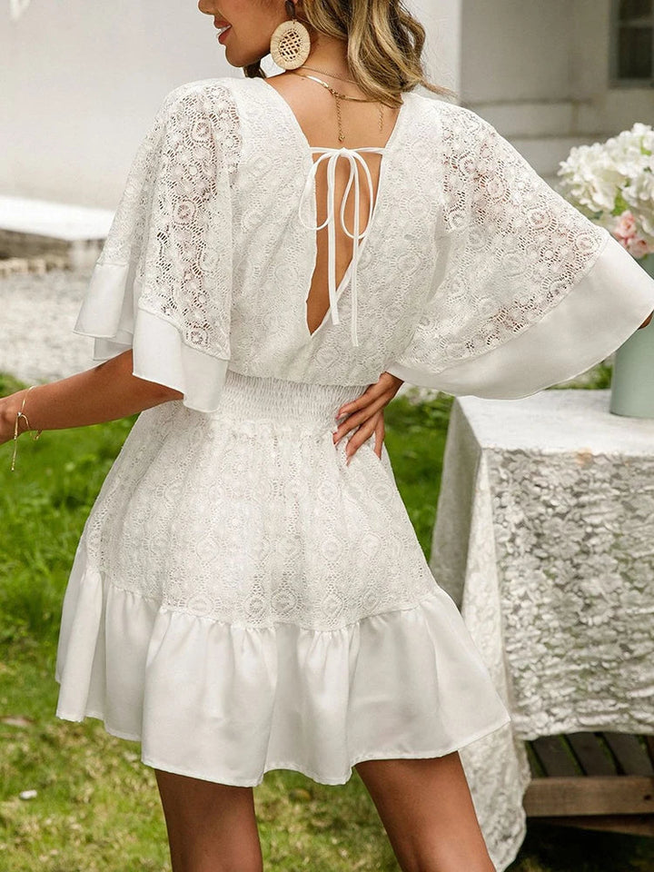 Carla – Abito boho in pizzo