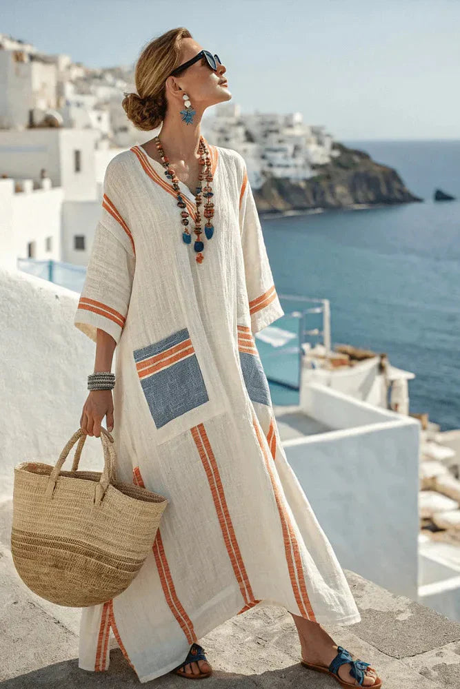 Allegra – Abito boho maxi estivo