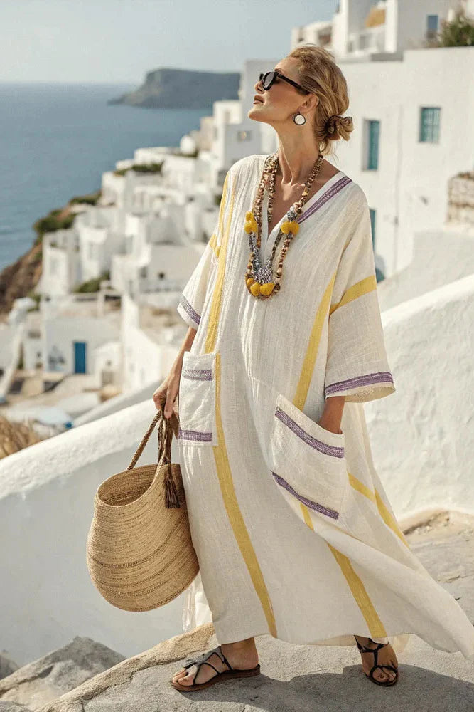 Allegra – Abito boho maxi estivo