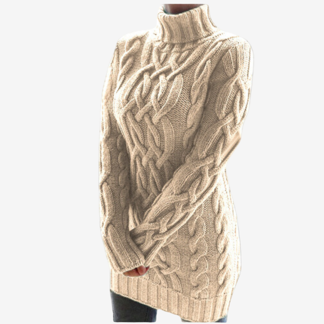 Lara™ Maglione ha lavorato a maglia a trecce