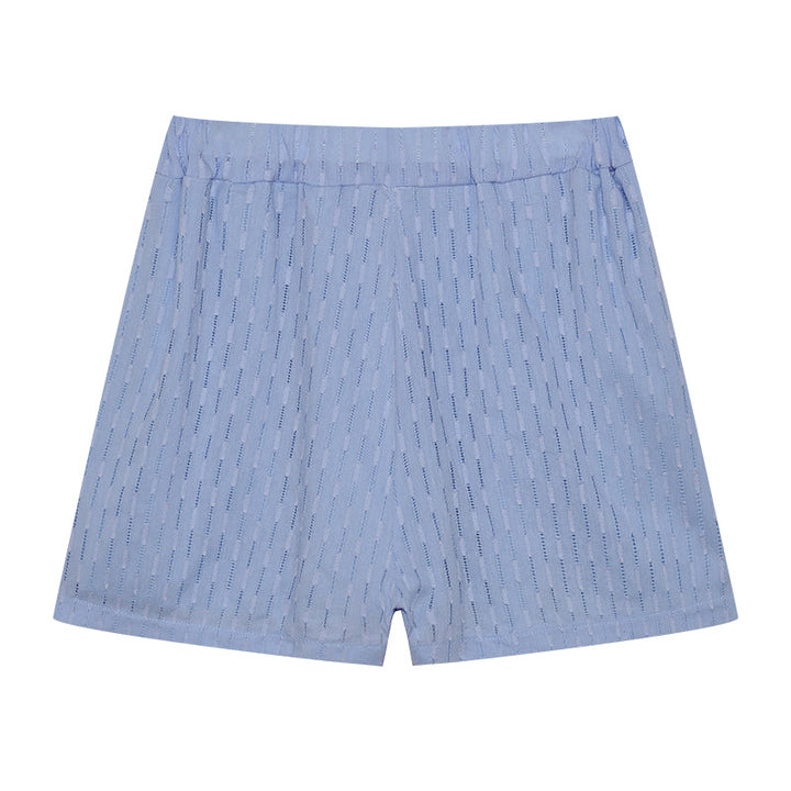 Elizabeth - Completo due pezzi fluido con camicia e pantaloni corti
