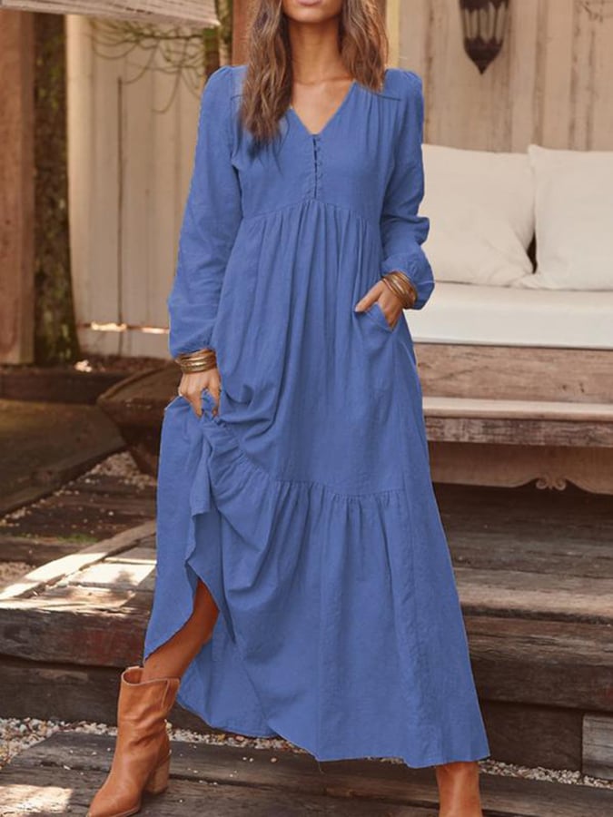 Camilla – Abito boho floreale
