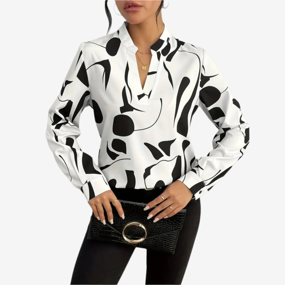Giulina™ Scollo a V chic