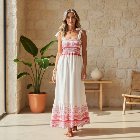 Arianna – Abito boho maxi