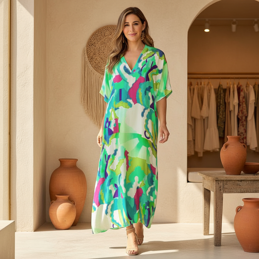 Marina – Abito boho astratto