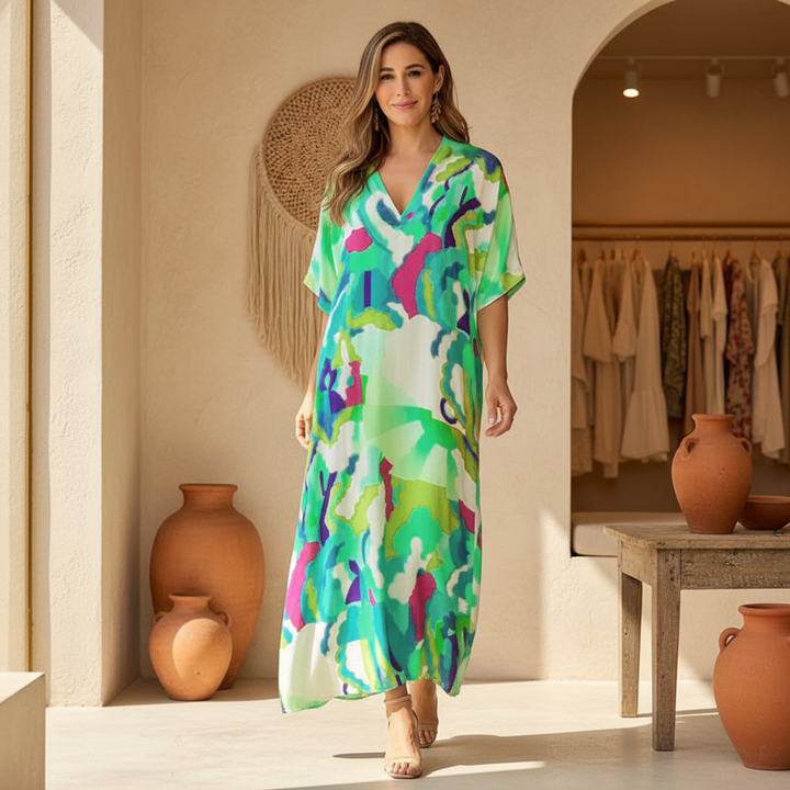 Marina – Abito boho astratto