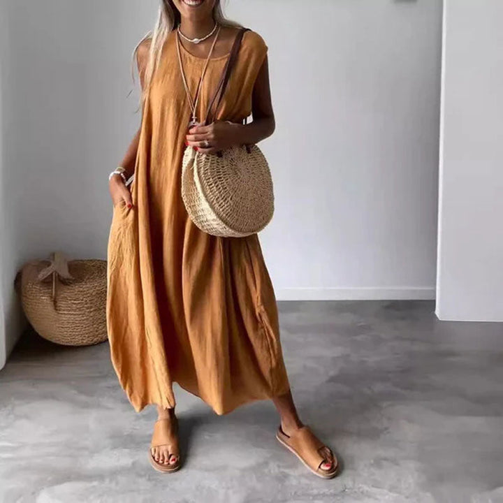 Amelia – Abito boho smanicato