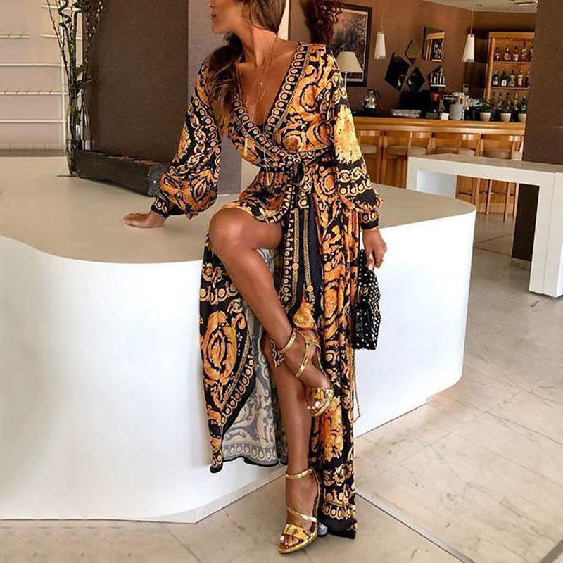 Fabiola – Abito boho stampato